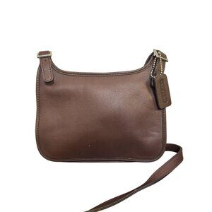 Coach Vintage Brown Leather Crossbody Bag